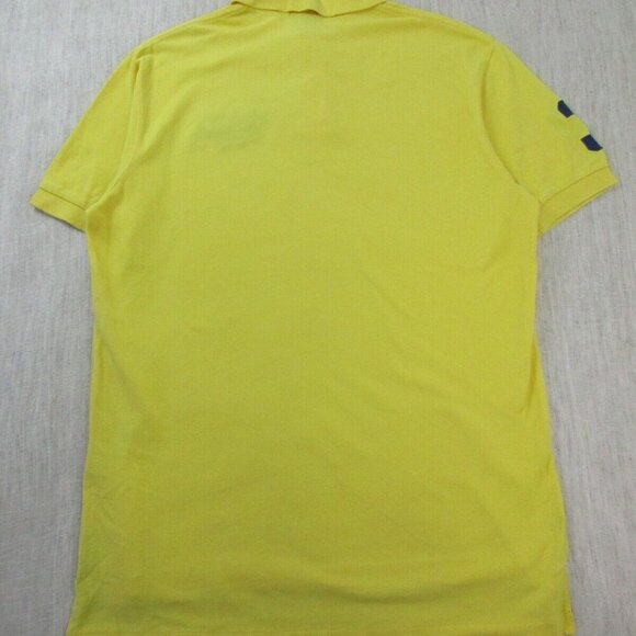 Polo by Ralph Lauren Yellow Polo Shirt Men's Large Golf‎ Performance - Picture 2 of 8